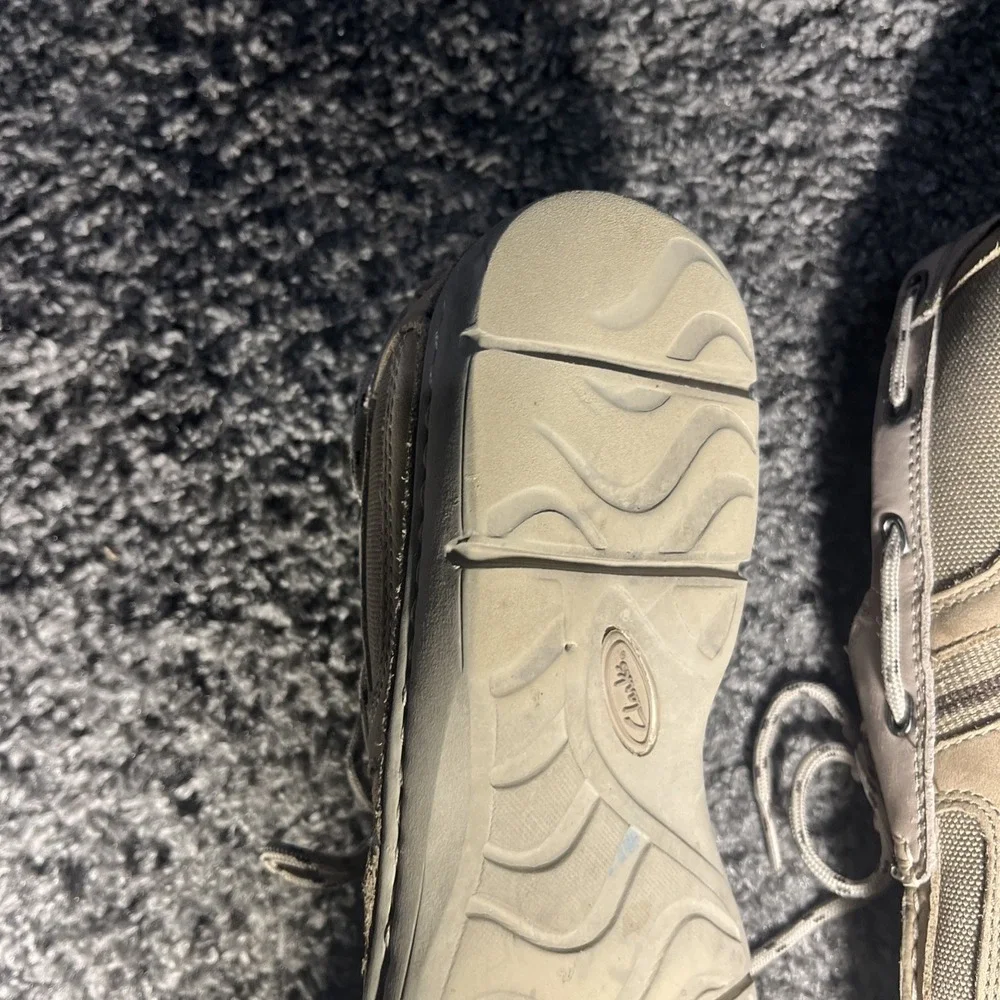 Clarks XTR lite men's boat‎ shoe size 9 1/2 leather
